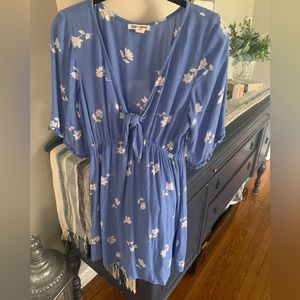 Blue Floral Billabong Dress